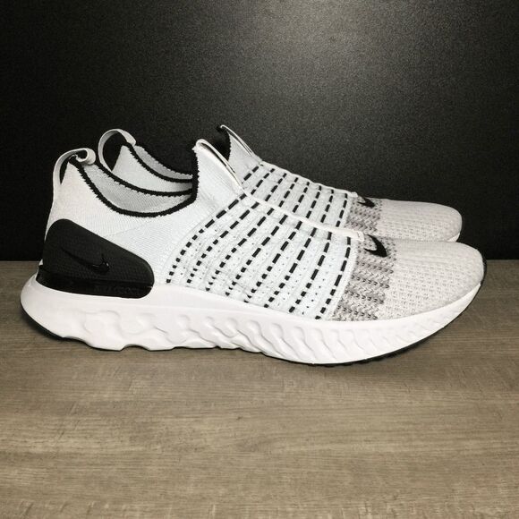 Nike Other - Nike React Phantom Run Flyknit FK 2 Running Oreo White Black CJ0277-100 Men 11.5